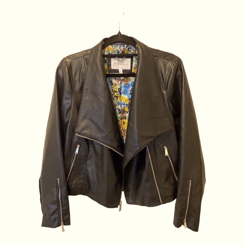 BCBGeneration Leather Jacket Size M